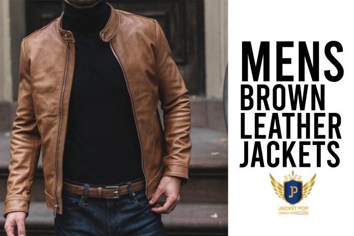 Brown Leather Jackets For Mens Outfits