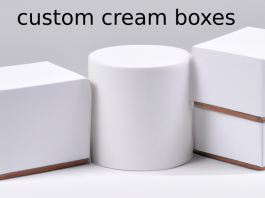 Custom Cream Boxes