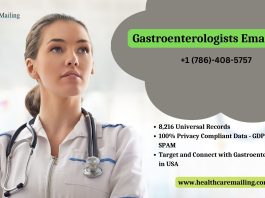 Gastroenterologists Email List